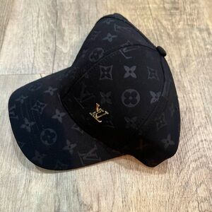 Louis Vuitton Black Monogram Hat